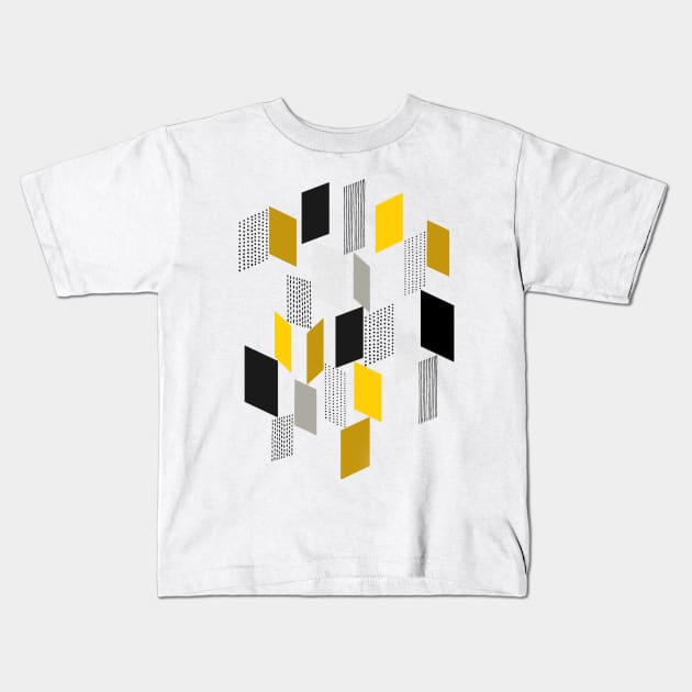 Form Shape Kids T-Shirt by cwtu26